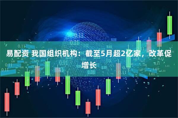易配资 我国组织机构：截至5月超2亿家，改革促增长
